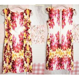 Adrianna Papell | Zipper Floral Sheath Dress